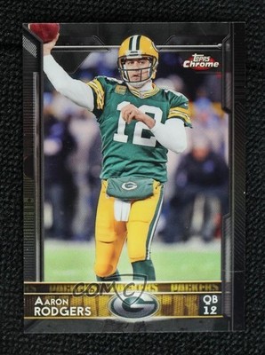 2015 Topps Chrome Black Refractor 121/299 Aaron Rodgers #2 0j3l