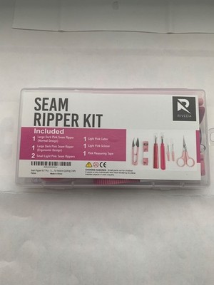 4-Piece Seam Ripper & Thread Remover Kit with Snips   Ultimate Sewing Tool Set