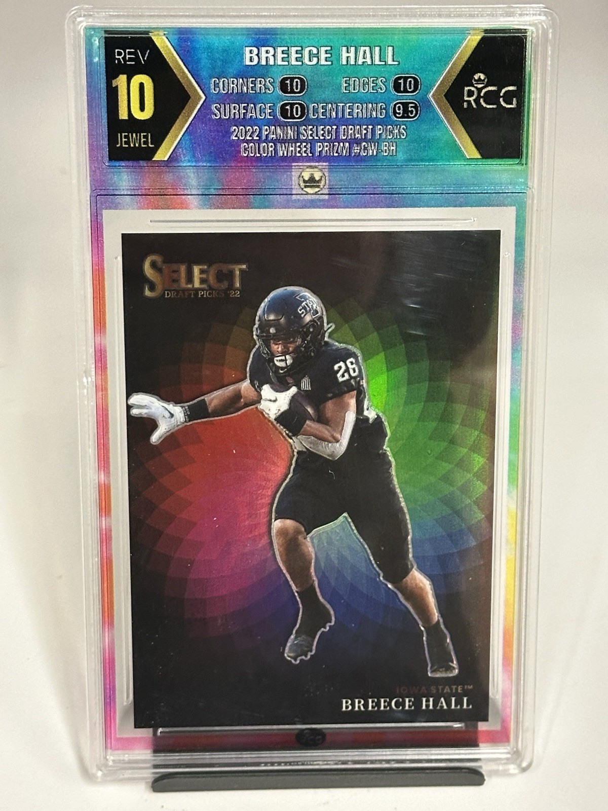 Breece Hall Panini Select Draft Picks Color Wheel #CWBH Base