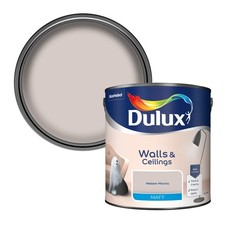 Image of Dulux Matt Emulsion Paint For Walls And Ceilings - Mellow Mocha 2.5 Litres
