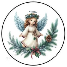 CHRISTMAS ANGEL ENVELOPE SEALS LABELS STICKERS PARTY FAVORS