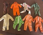 Vintage Hasbro 12” GI JOE 1960’s - 70’s Jumpsuit Clothes Lot - Adventure Team