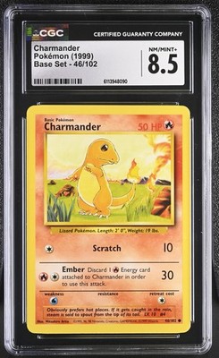 CGC 8.5 - Charmander #46 Pokemon Evolutions