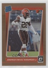2021 Panini Donruss Optic Rated Rookie Bronze Prizm Jeremiah Owusu-Koramoah 0r5l
