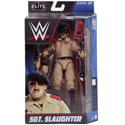 SGT. SLAUGHTER FIGUR ELITE COLLECTION SERIES 89 WWE WRESTLING MATTEL OVP RAW TOY