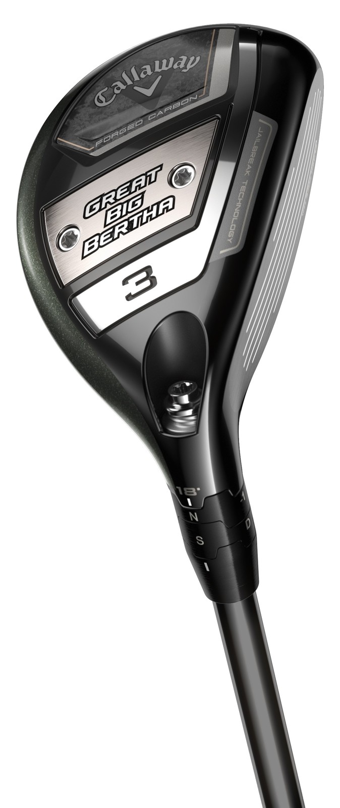 Left Hand Callaway Great Big Bertha 23 18* 3H Hybrid Sr Helium Nanocore 60 New