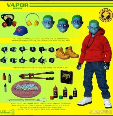 Mezco One:12 Collective Rumble Society Hoodz Vapor Mezco Toys