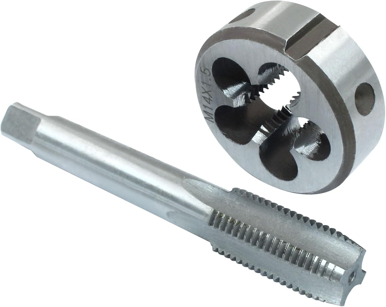 M14 x 1.5 Metric Tap and Die Set, HSS Machine Thread Tap Die Set, M14 x 1.5mm ..