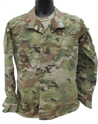 USED USGI ARMY WOMANS COMBAT UNIFORM TOP FEMALE SHIRT SCORPION OCP 50/50 RIPSTOP - Image 1 of 4