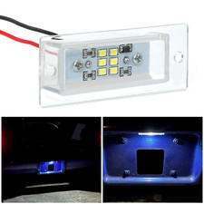 Universal Rear Roll Pan License Plate Light Led For Silverado Sierra Fleetside