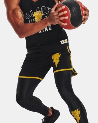 Under Armour Men's Project Rock Black Adam Mesh Shorts
