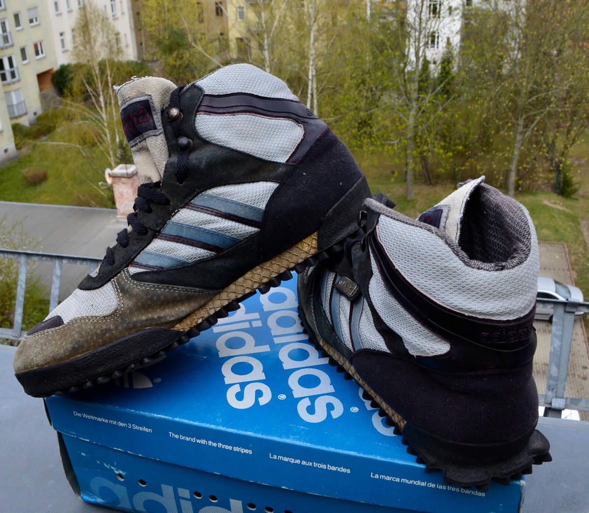 Vintage Sneaker Adidas Marathon TR Mid Aditex Trainer UK 7 Vintage Sneaker Adidas Marathon TR Mid Aditex Trainer UK 7