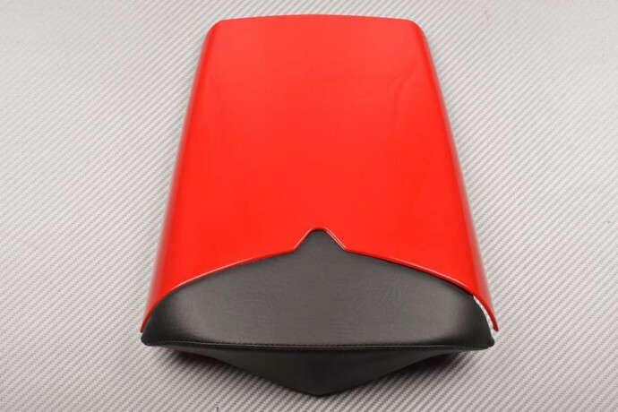 Capot de selle Triumph Daytona 675 R rouge pour moto D67LC 2011-2012 - 2
