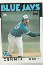 FREE SHIPPING-MINT-1986 Topps #219 Dennis Lamp Blue Jays PLUS BONUS CARDS