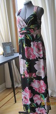 NWT Ann Taylor Fully Lined Floral Print High Waist Side Zip Maxi Dress size 2