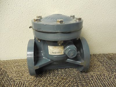 ASAHI 4 BOLT FLANGE FLANGED CHECK VALVE 25-1 1'' PVC SC TYPE 150 PSI NEW