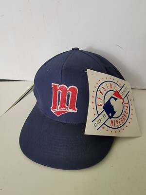 Deadstock Minnesota Twins Snapback Hat Cobra Cap Drew Pearson Vintage Nos Tags