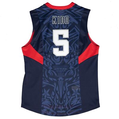 MITCHELL & NESS NBA DARK JERSEY USA 2008 JASON KIDD | eBay