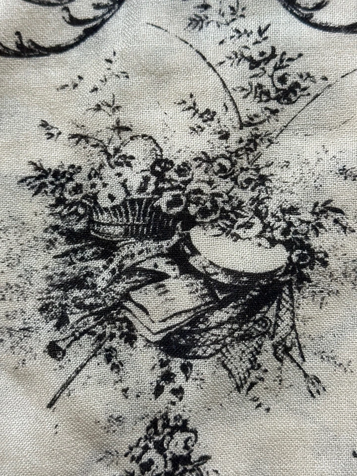 Bufanda de lana J Crew negra crema toile conejito chal caprichoso 76" x 28” rara grande Foto 4 de 4