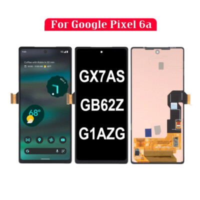 Original For Google Pixel 6a GX7AS GB62Z AMOLED Display Touch