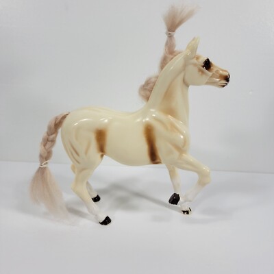 Entertec Enterprises Cream White Brown Horse Figure