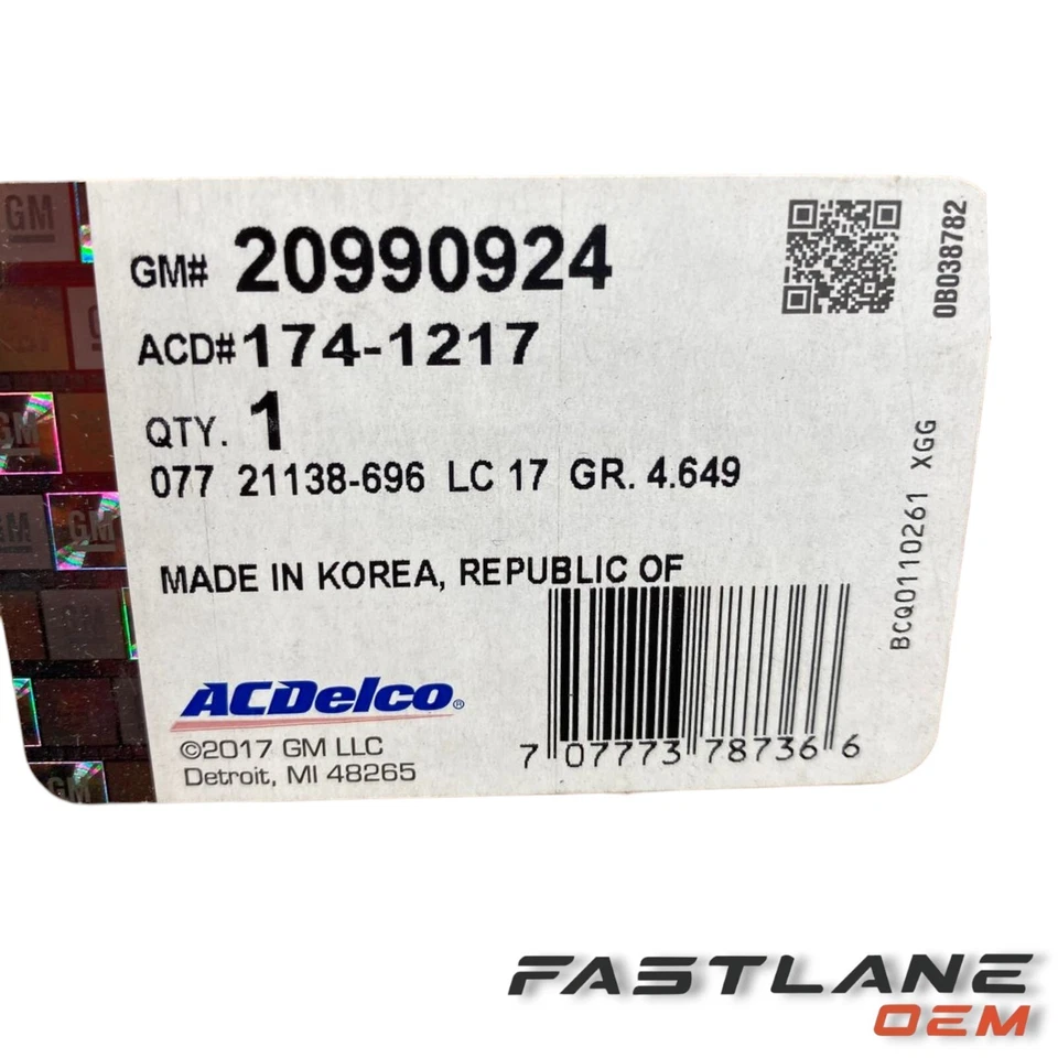 Chevrolet Equinox 2010-2017 kit de cilindro maestro de freno nuevo OEM 20990924 Foto 3 de 4