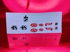 Hot Wheels Redline ( INDY EAGLE GRAND PRIX ) ~ DECAL SHEET~