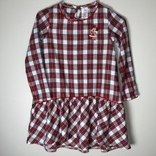 Disney Minnie Plaid Holiday Christmas Nightgown 9 10
