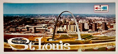1960s St Louis Missouri Tourist Recreation Vintage Travel Brochure Sports Sights