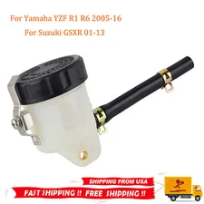 Front Brake Fluid Reservoir Tank for Yamaha YZF R1 R6 2005-16 Suzuki GSXR 01-13