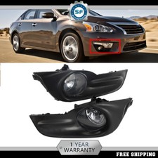 Kit de luces antiniebla transparentes interruptor + arnés para Nissan Altima 2013-2015 sedán 4 puertas