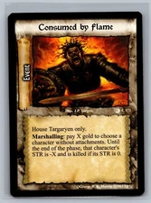 A Game of Thrones CCG Consumed by Flame #173 GOT TCG Ice and Fire Edition