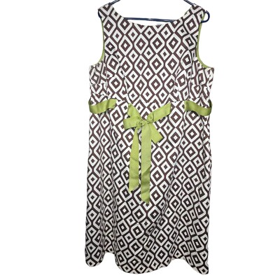 jessica howard lime green dress Jessica Howard Lime Green Patterned Dress -Sz 12P Green Stones Embellished