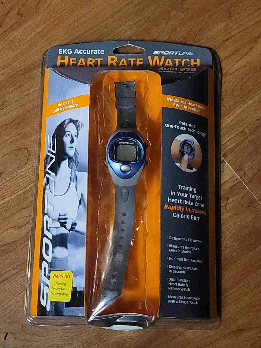 Sportline Solo 910 EKG Accurate Heart Rate Watch For Women Gray