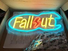 Fallout Neon Sign,Fallout Merchandise, Gaming LED Neon Sign for Wall Decor