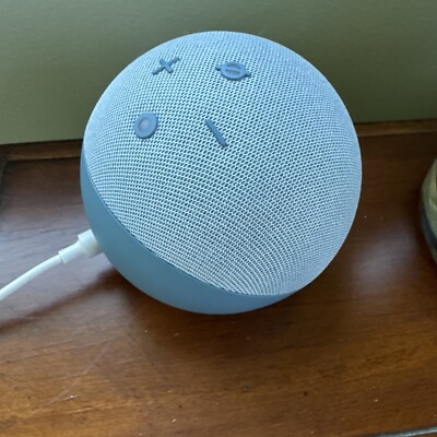 Amazon Echo Dot B7W64E Smart Speaker Twilight Blue 4th Gen Tested And Reset