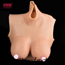 Silicone Breast Forms Fake Artificial Huge Boobs for Crossdresser Chest Cosplay