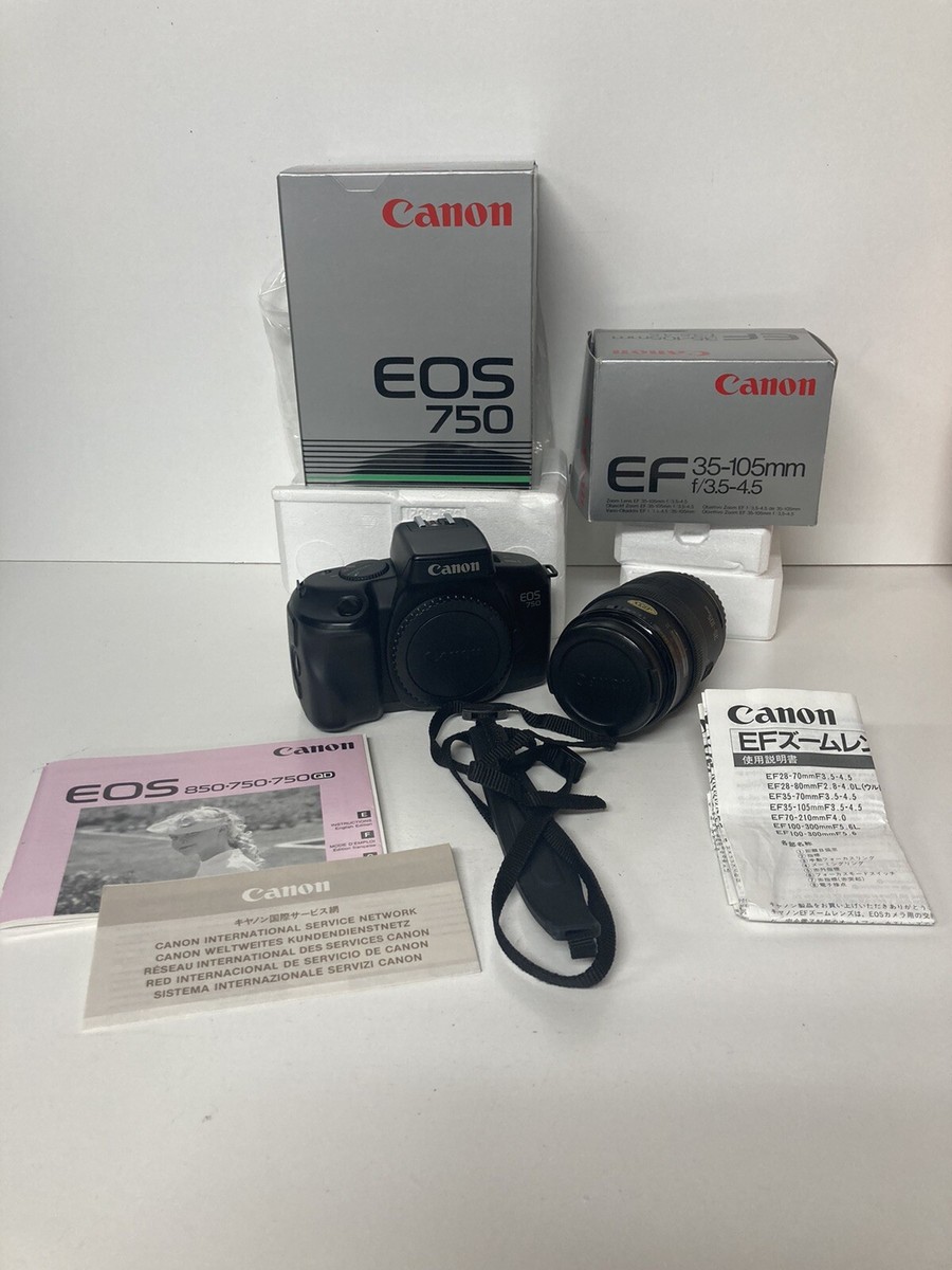 Canon EOS 750 フィルムカメラ 35-70mmレンズ Canon EOS 750QD 見易い