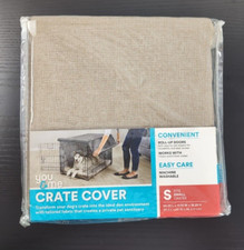 You Me Crate Cover Fits Small 24 inch Crates 24.25L x 17.75W x 18.25H in Taupe