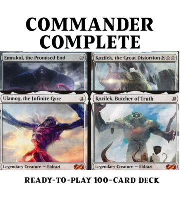 Ultimate Eldrazi TRIBAL FOUR Commanders Included Magic MTG Custom