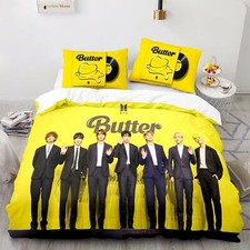 Juego de cama 2 piezas 3 piezas Liga juvenil edredón funda nórdica funda de almohada individual doble WA