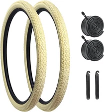 HUIOK 2 Pack Bike Tires 24x2.125:Replacement Tire for Beach Cruiser Bicycle