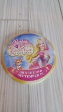 Barbie 12 Dancing Princesses Promtional Pin 3 Inches