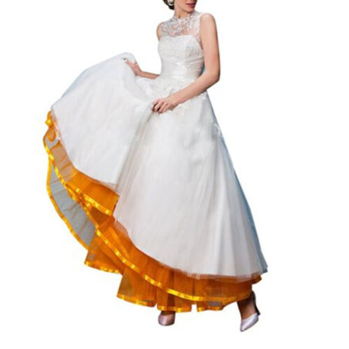 AU STOCK 40" LONG VINTAGE RETRO SWING BRIDAL PETTICOAT DANCE UNDERSKIRT DA032 - Picture 24 of 40