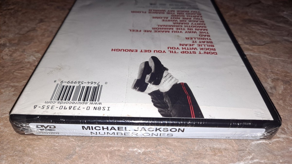 Michael Jackson: Number Ones (DVD, Sealed) & Number Ones (CD, Used