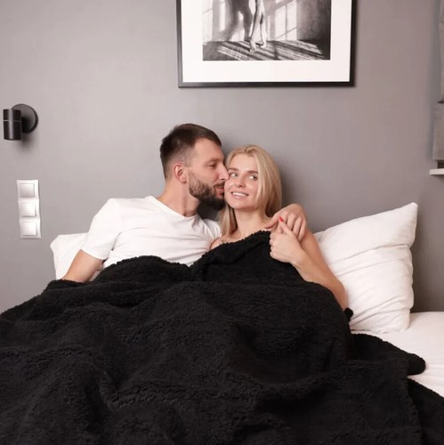 Couple Romantic Blanket The Love Blanket Waterproof and Stain Resistant-Blanket