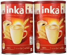 Inka 2 Cans of Instant Grain Coffee Drink 7oz Each 7 Ounce Pack of 2 