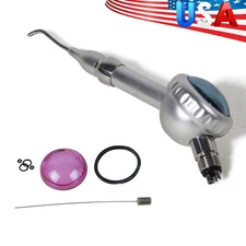 Dental Air Polisher Flow Teeth Polishing Handpiece Hygiene Prophy Jet 4 H &Tip