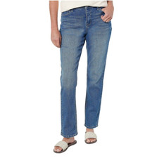 Laurie Felt Forever Denim Relaxed Straight Jeans-True Blue-22 Plus NWT Sealed-