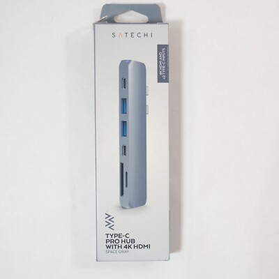 Satechi Aluminum Type-C Pro Hub Adapter - ST-CMBPM (OPEN BOX)